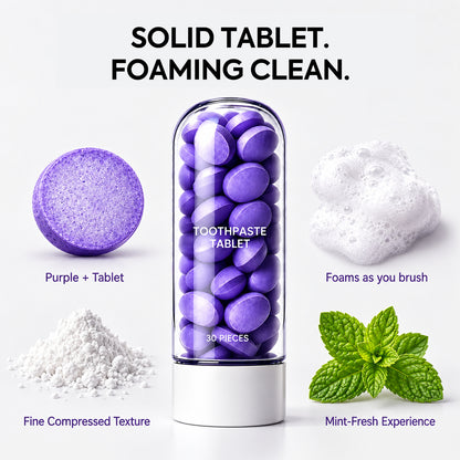 Purple Toothpaste Tablets-Fluoride-free oral care