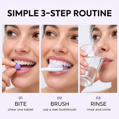 Purple Toothpaste Tablets-Fluoride-free oral care