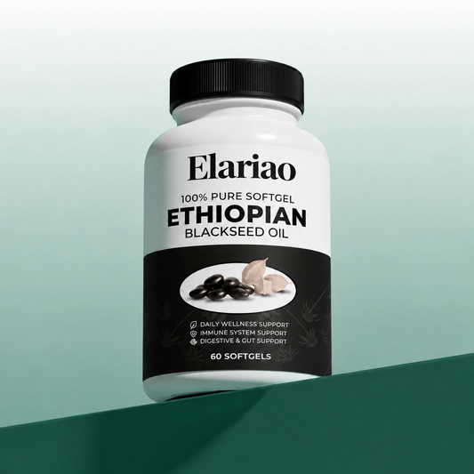 Elariao Ethiopian Black Seed Oil Softgels - 60 Count