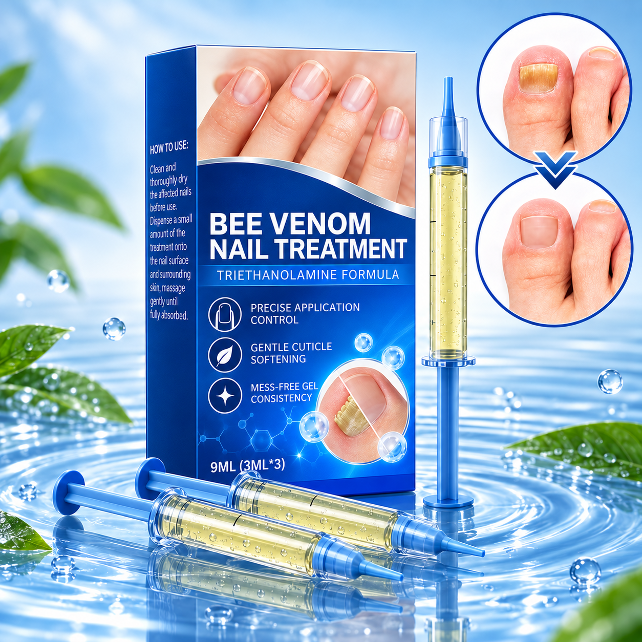 Bee Venom Nail Treatment, Fungi‑Free Nail Care Formula