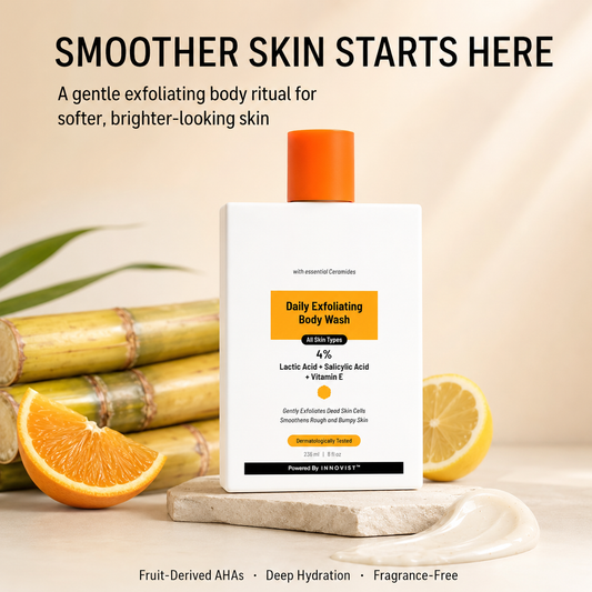 Exfoliating Body Wash with Lactic Acid