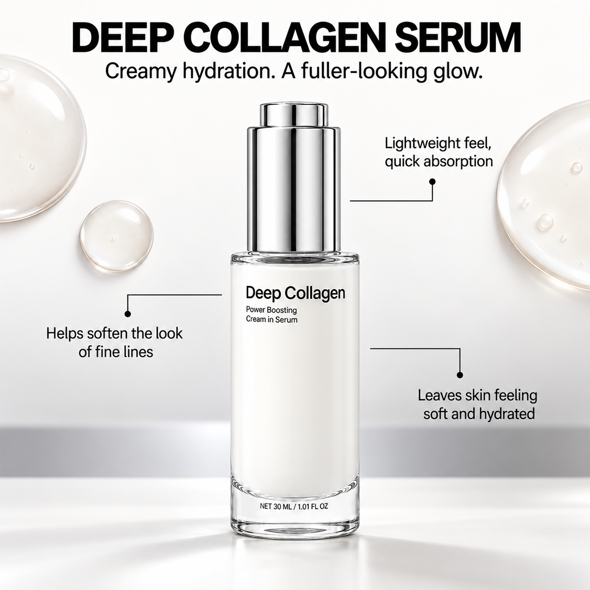 Korean Collagen Serum for Mature Skin