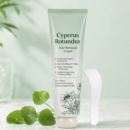 Cyperus Rotundus Hair Removal & Moisturizing Cream for Arms, Legs, Underarms