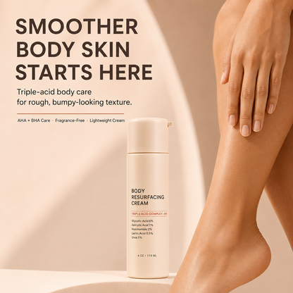Triple-Acid Complex for Smoothing Rough Bumpy Skin
