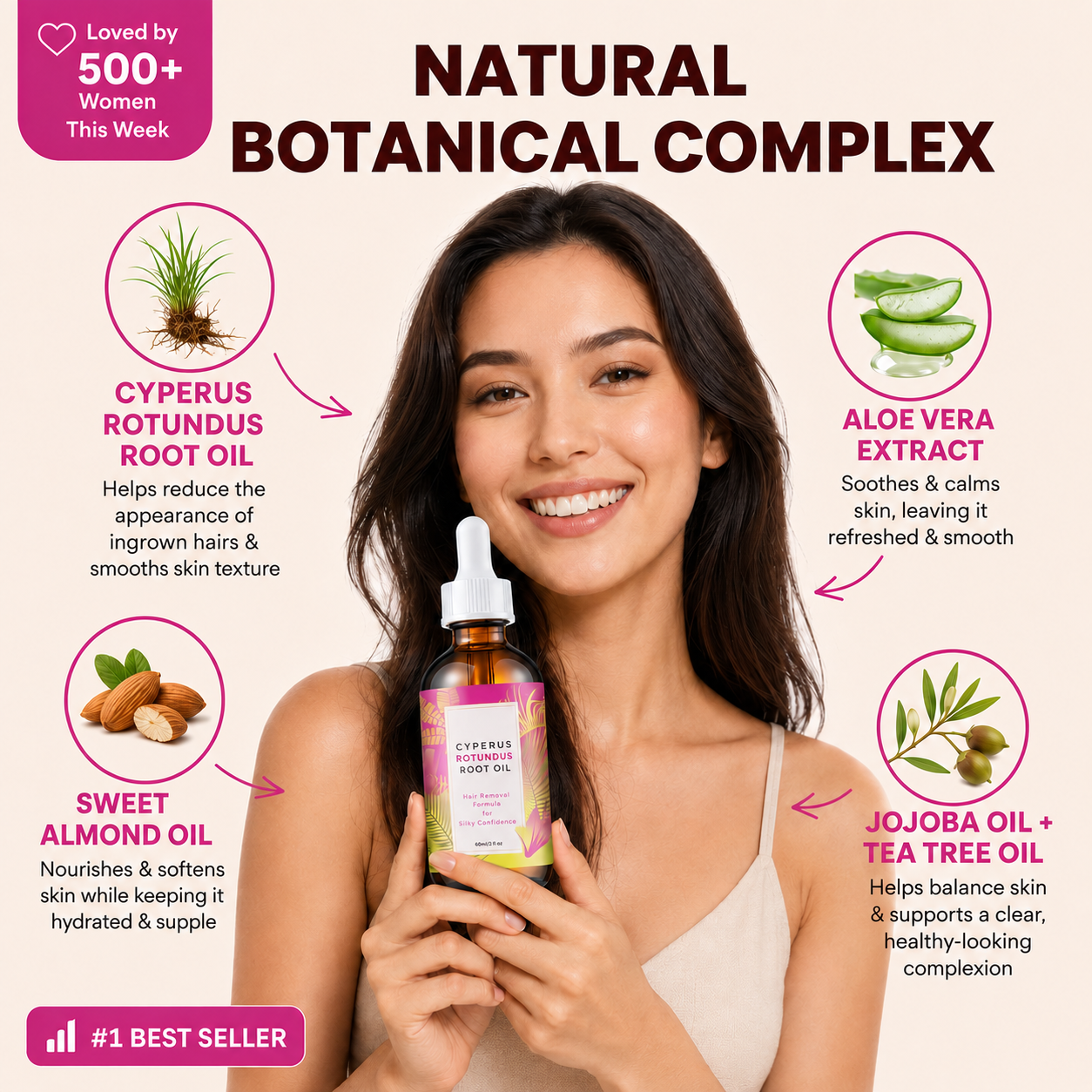 Anti-Hair Growth Oil