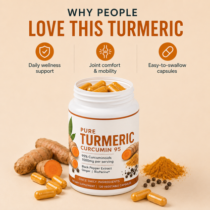 Pure Curcumin Turmeric Capsules