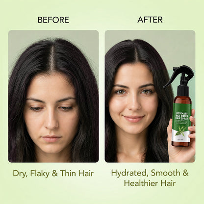 Rosemary Rice Water Hair Spray – Healthy Hair Growth & Scalp Nourishment