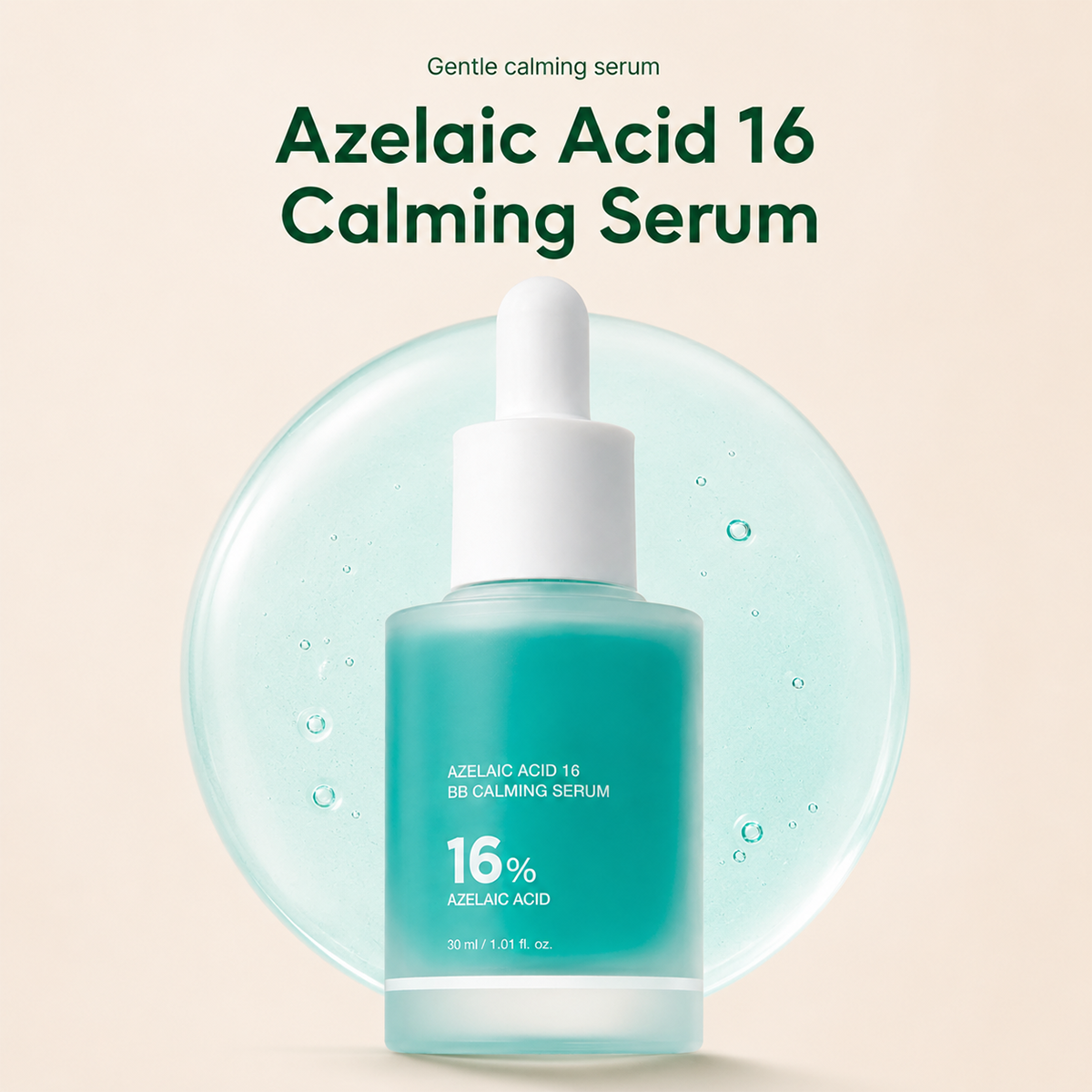 16% Azelaic Acid Facial Serum with Niacinamide & Pantothenic Acid