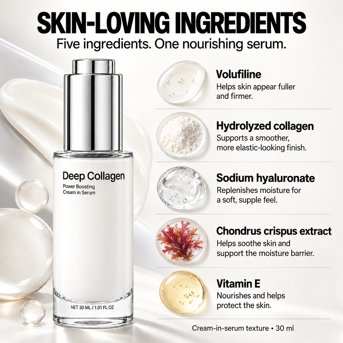 Korean Collagen Serum for Mature Skin