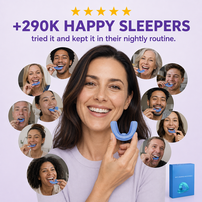 Universal Anti-Snoring Mouthpiece - Adjustable Comfort Fit for Better Sleep😴