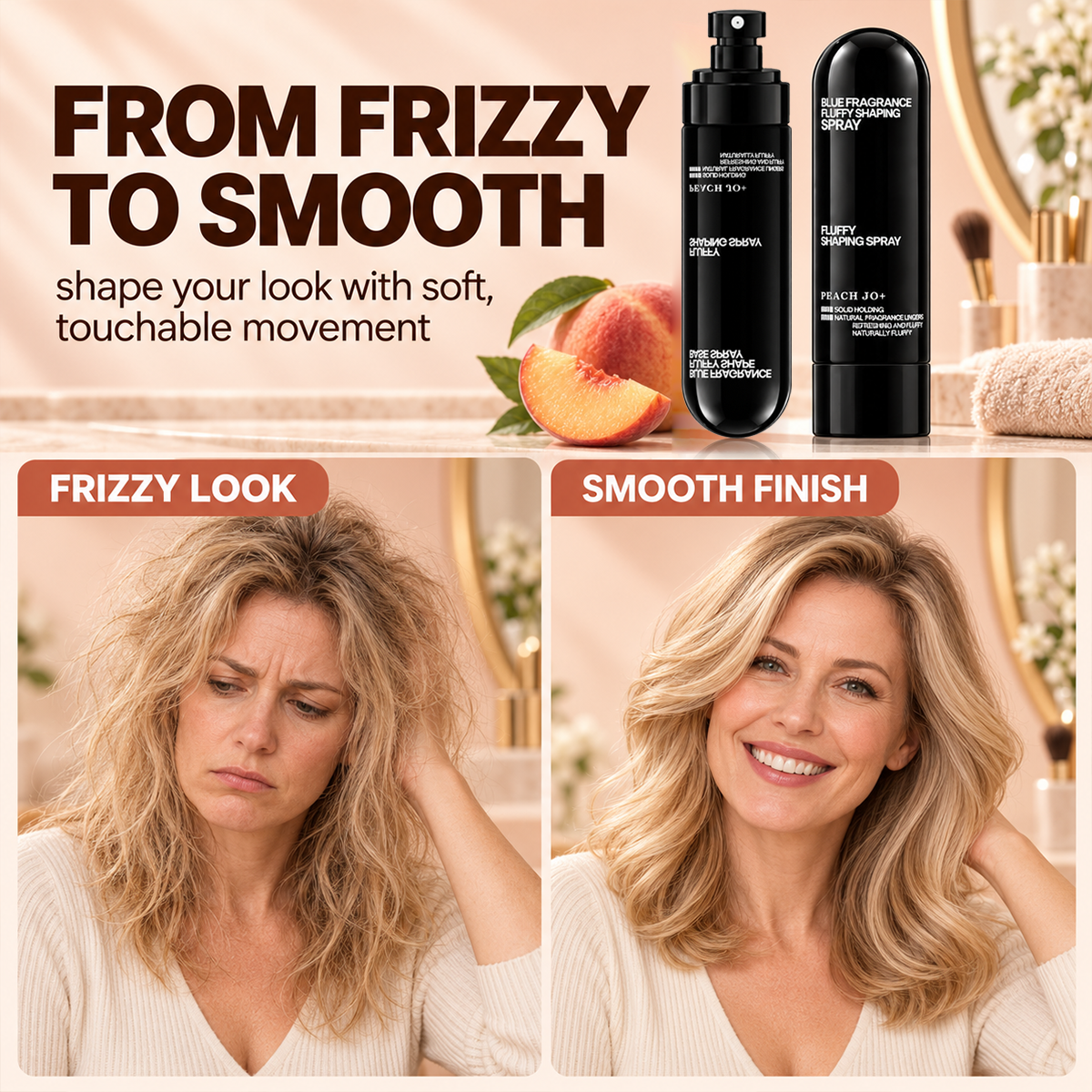 90ml Fluffy Volumizing Hair Shaping Spray