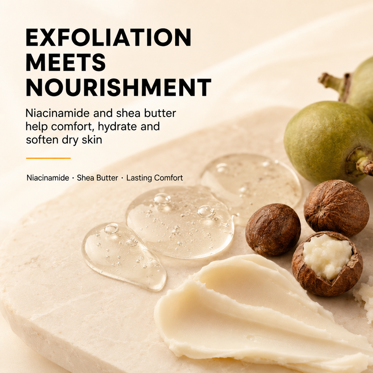 Exfoliating Body Wash with Lactic Acid