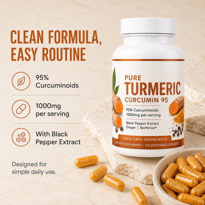 Pure Curcumin Turmeric Capsules