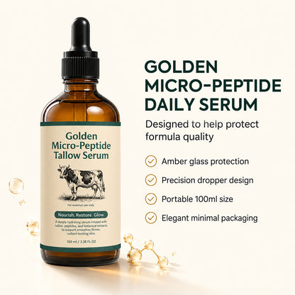 Golden Micro-Peptide Tallow Serum