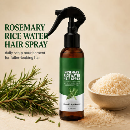 Rosemary Rice Water Hair Spray – Healthy Hair Growth & Scalp Nourishment
