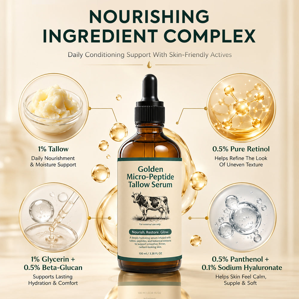 Golden Micro-Peptide Tallow Serum