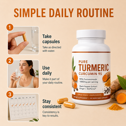 Pure Curcumin Turmeric Capsules