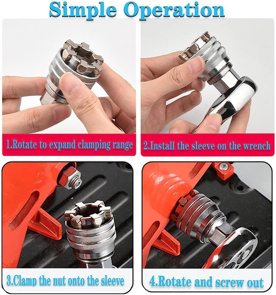 Multi-function Universal Socket Wrench Tool