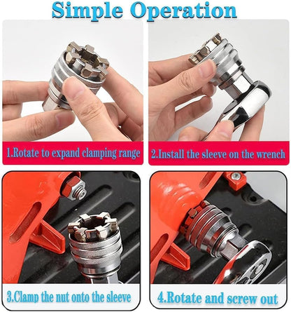 Multi-function Universal Socket Wrench Tool