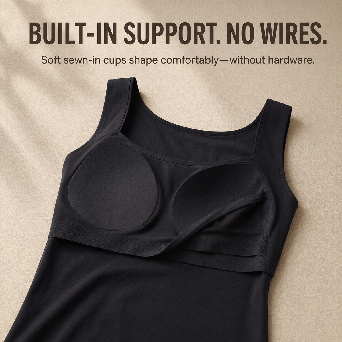 Sculpt Tank with Built-In Bra