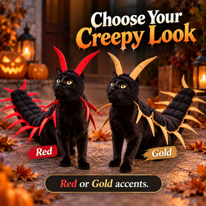 🎃 Creepy-Cute Halloween Centipede Pet Costume – 3D Crawling Outfit for Dogs & Cats 🐾