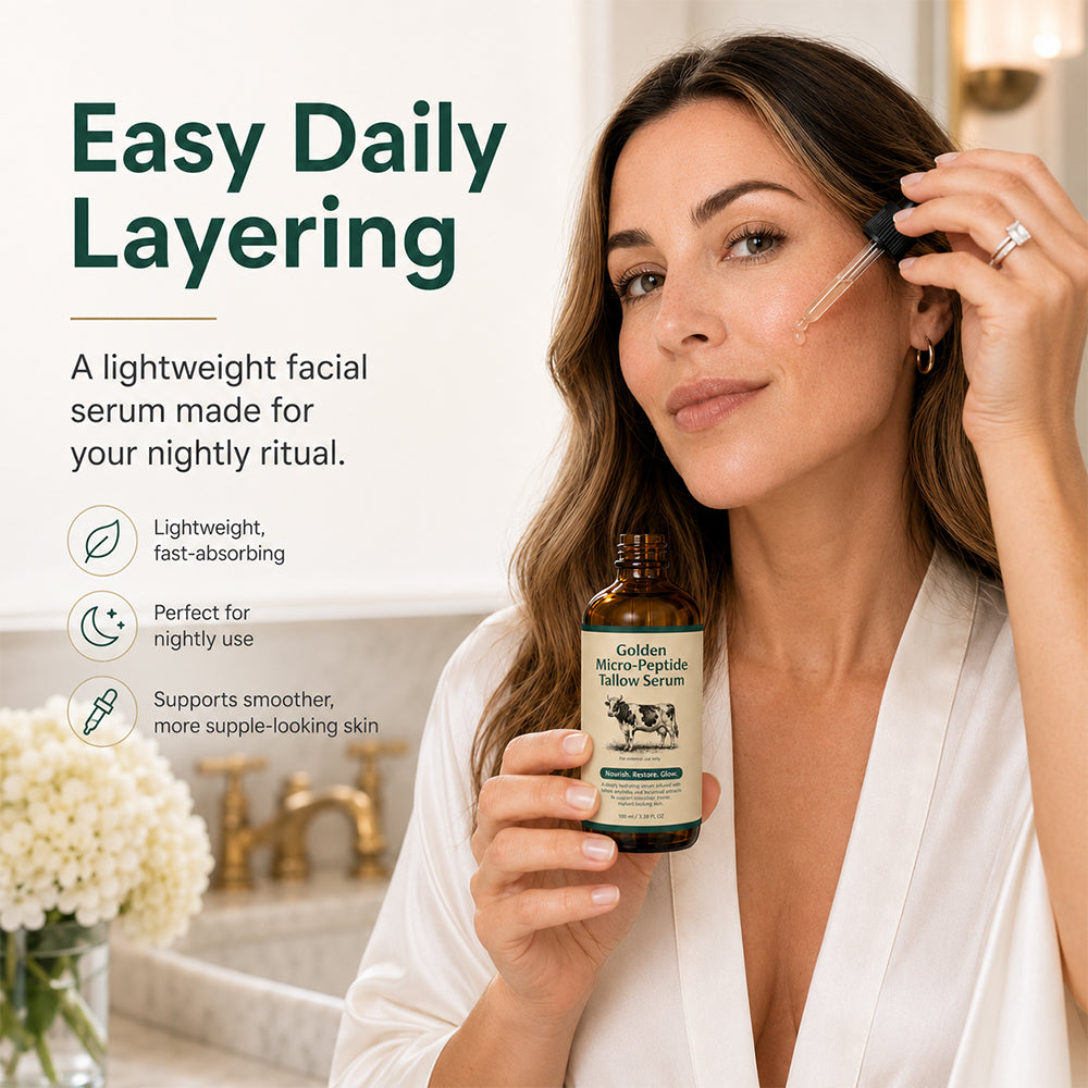 Golden Micro-Peptide Tallow Serum