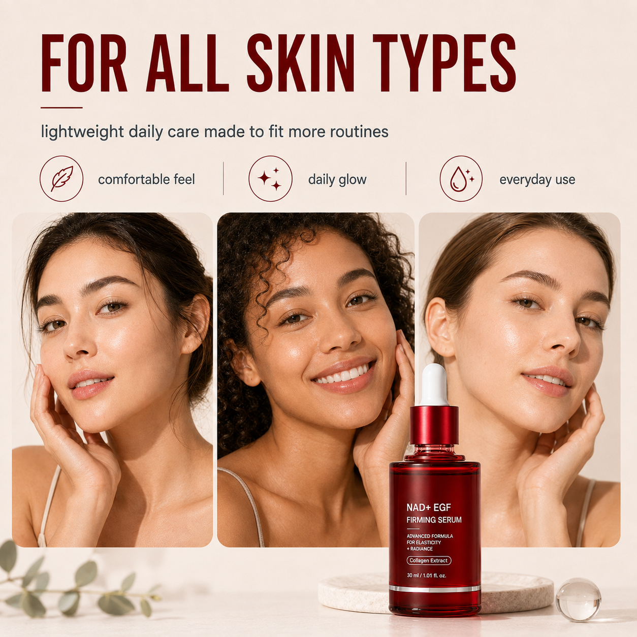 Korean NAD+ & EGF Firming Facial Serum