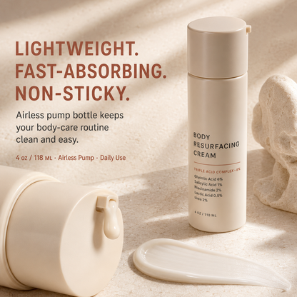 Triple-Acid Complex for Smoothing Rough Bumpy Skin