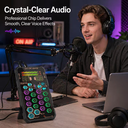🎤Live Sound Card – Portable Voice Changer