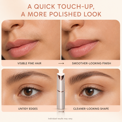 2-in-1 Women's Eyebrow and Facial Hair Removal Device