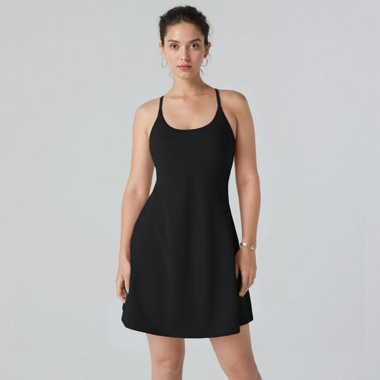 Athletic Dress with Unique Built-in Shorts