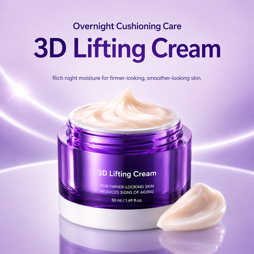3D Lifting Cream 1.7 fl oz, Advanced Korean Night Facial Cream