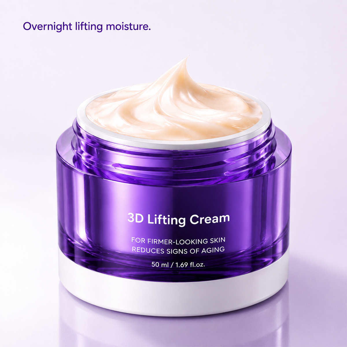 3D Lifting Cream 1.7 fl oz, Advanced Korean Night Facial Cream