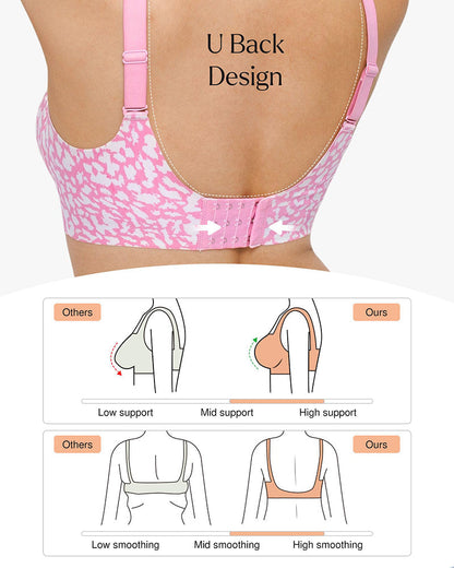 Seamless Deep V Push-Up Wireless Bra 3.0