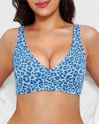 Blue Leopard print